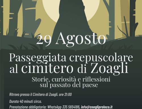 PASSEGGIATA CREPUSCOLARE AL CIMITERO DI ZOAGLI – 2025