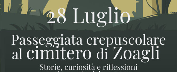 Passeggiata crepuscolare al cimitero di Zoagli